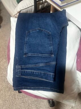 Banana Republic Womens Dark Blue wide leg Jeans